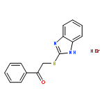 Ethanone,2-(1H-benzimidazol-2-ylthio)-1-phenyl-, hydrobromide (1:1)