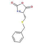 2,5-Oxazolidinedione, 4-[[(phenylmethyl)thio]methyl]-, (R)-