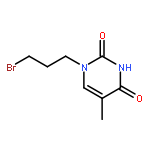 2,4(1H,3H)-Pyrimidinedione, 1-(3-bromopropyl)-5-methyl-