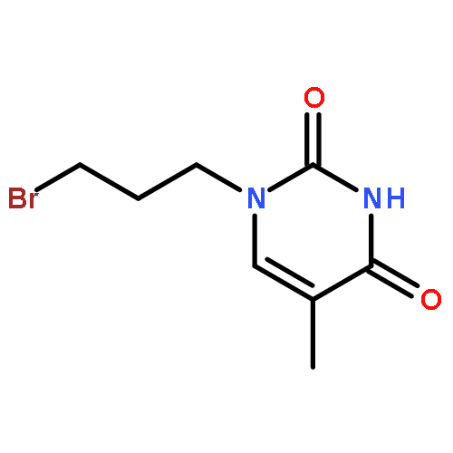 2,4(1H,3H)-Pyrimidinedione, 1-(3-bromopropyl)-5-methyl-