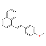 Naphthalene, 1-[(1E)-2-(4-methoxyphenyl)ethenyl]-