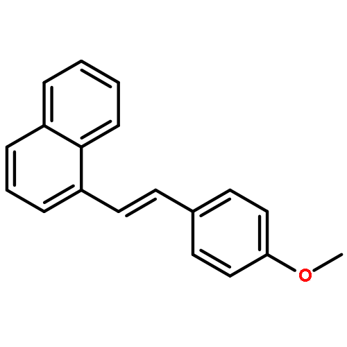 Naphthalene, 1-[(1E)-2-(4-methoxyphenyl)ethenyl]-