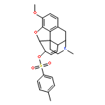 3-methoxy-17-methyl-7,8-didehydro-4,5-epoxymorphinan-6-yl 4-methylbenzenesulfonate