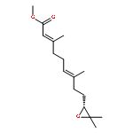 2,6-Nonadienoic acid,9-[(2R)-3,3-dimethyl-2-oxiranyl]-3,7-dimethyl-, methyl ester, (2E,6E)-