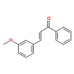 2-Propen-1-one, 3-(3-methoxyphenyl)-1-phenyl-, (2E)-