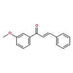 2-Propen-1-one, 1-(3-methoxyphenyl)-3-phenyl-, (2E)-