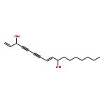 1,8-Heptadecadiene-4,6-diyne-3,10-diol, (8E)-