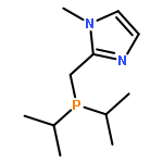 1H-Imidazole, 2-[[bis(1-methylethyl)phosphino]methyl]-1-methyl-