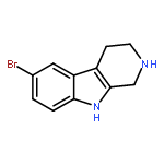 1H-Pyrido[3,4-b]indole, 6-bromo-2,3,4,9-tetrahydro-