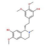 7-Isoquinolinol,1,2,3,4-tetrahydro-1-[2-(3-hydroxy-4,5-dimethoxyphenyl)ethyl]-6-methoxy-2-methyl-,(1S)-