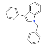 1H-Indole, 3-phenyl-1-(phenylmethyl)-