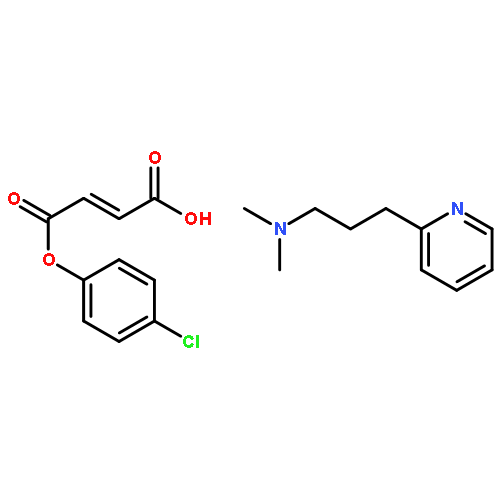 Pyridine, 2-(p-chloro-alpha-(2-(dimethylamino)ethyl)benzyl)-, maleate (1:1), (-)-