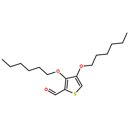 2-Thiophenecarboxaldehyde, 3,4-bis(hexyloxy)-