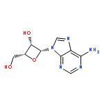 2-Oxetanemethanol,4-(6-amino-9H-purin-9-yl)-3-hydroxy-, (2R,3S,4R)-