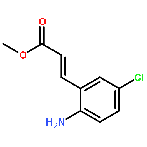 2-Propenoic acid, 3-(2-amino-5-chlorophenyl)-, methyl ester, (2E)-