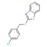 Benzothiazole, 2-[[(4-chlorophenyl)methyl]thio]-