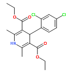 3,5-Pyridinedicarboxylic acid,4-(2,4-dichlorophenyl)-1,4-dihydro-2,6-dimethyl-, diethyl ester