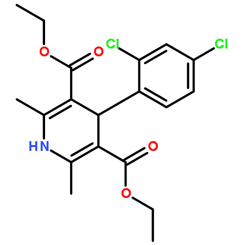 3,5-Pyridinedicarboxylic acid,4-(2,4-dichlorophenyl)-1,4-dihydro-2,6-dimethyl-, diethyl ester