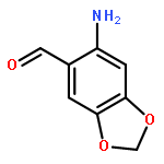 1,3-Benzodioxole-5-carboxaldehyde,6-amino-