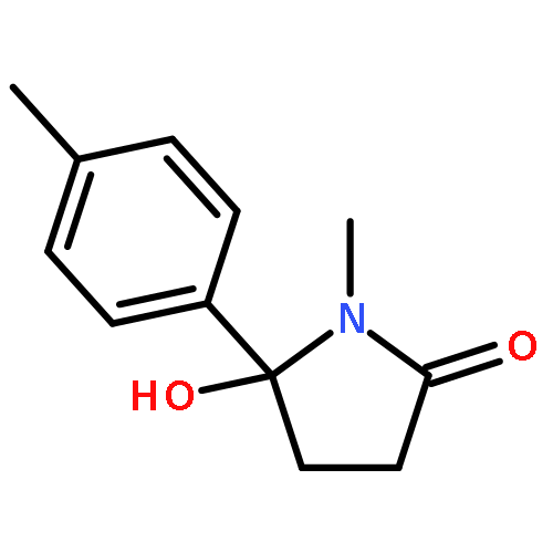 2-Pyrrolidinone, 5-hydroxy-1-methyl-5-(4-methylphenyl)-