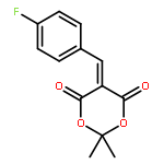 1,3-Dioxane-4,6-dione, 5-[(4-fluorophenyl)methylene]-2,2-dimethyl-