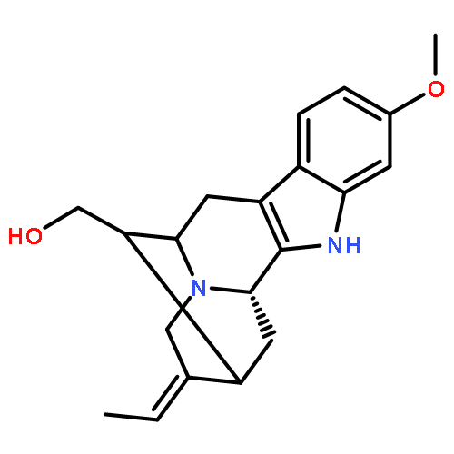 6,10-Methanoindolo[3,2-b]quinolizine-11-methanol,9-ethylidene-5,6,8,9,10,11,11a,12-octahydro-3-methoxy-,(6S,7R,9E,10R,11S,11aS)-