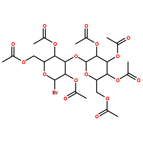 [(3R,4S,5S,6S)-3,4,5-triacetoxy-6-[(3R,4S,5S,6R)-3,5-diacetoxy-2-(acetoxymethyl)-6-bromo-tetrahydropyran-4-yl]oxy-tetrahydropyran-2-yl]methyl acetate