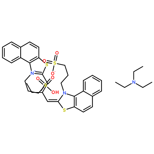 3,3'-BIS(3-SULFOPROPYL)-4,5:4',5'-DIBENZO-9-ETHYLTHIACARBOCYANINE BETAINE TRIETHYLAMMONIUM SALT