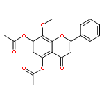 8-Methoxy-4-oxo-2-phenyl-4H-chromene-5,7-diyl diacetate