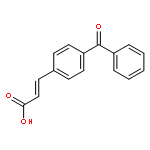 2-Propenoic acid, 3-(4-benzoylphenyl)-, (2E)-