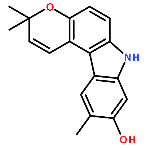 Pyrano[2,3-c]carbazol-9-ol, 3,7-dihydro-3,3,10-trimethyl-