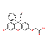 Acetic acid,2-[(6'-hydroxy-3-oxospiro[isobenzofuran-1(3H),9'-[9H]xanthen]-3'-yl)oxy]-