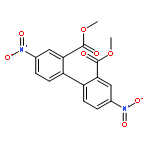 [1,1'-Biphenyl]-2,2'-dicarboxylicacid, 4,4'-dinitro-, 2,2'-dimethyl ester
