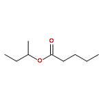 Pentanoic acid 1-methylpropyl ester