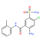 2-amino-5-(aminosulphonyl)-4-chloro-N-(o-tolyl)benzamide