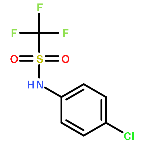 Methanesulfonamide,N-(4-chlorophenyl)-1,1,1-trifluoro-