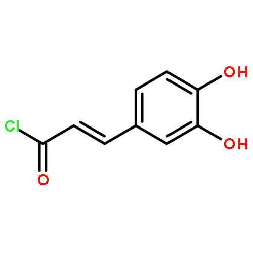 3-(3,4-DIHYDROXYPHENYL)PROP-2-ENOYL CHLORIDE 