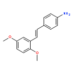 Benzenamine,4-[(1E)-2-(2,5-dimethoxyphenyl)ethenyl]-