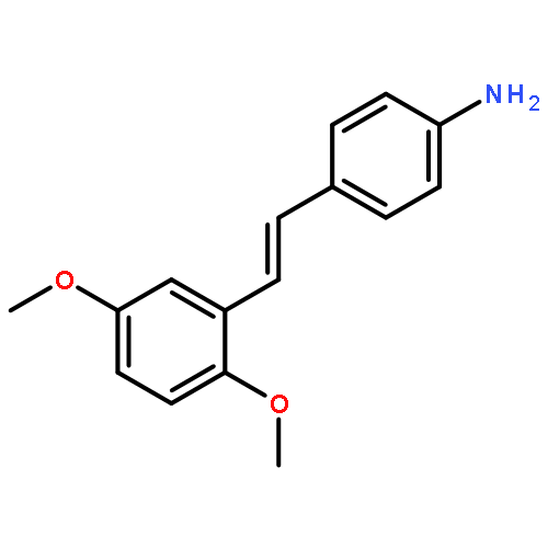 Benzenamine,4-[(1E)-2-(2,5-dimethoxyphenyl)ethenyl]-