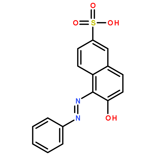 2-Naphthalenesulfonicacid, 6-hydroxy-5-(2-phenyldiazenyl)-