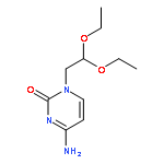 2(1H)-Pyrimidinone, 4-amino-1-(2,2-diethoxyethyl)-