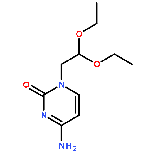 2(1H)-Pyrimidinone, 4-amino-1-(2,2-diethoxyethyl)-