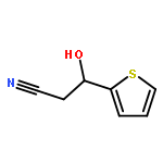 2-Thiophenepropanenitrile, b-hydroxy-