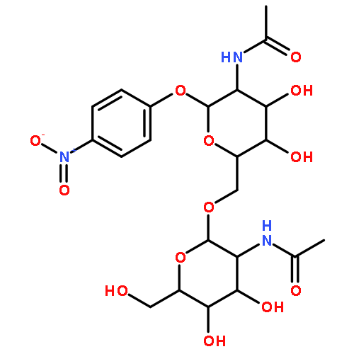 4-Nitrophenyl 2-Acetamido-2-deoxy-(6-O-2-acetamido-2-deoxy-β-D- glucopyranosyl)-α-D-galactopyranoside