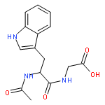 Glycine, N-(N-acetyl-L-tryptophyl)-