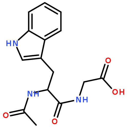 Glycine, N-(N-acetyl-L-tryptophyl)-