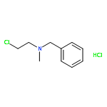 Benzenemethanamine,N-(2-chloroethyl)-N-methyl-, hydrochloride (1:1)