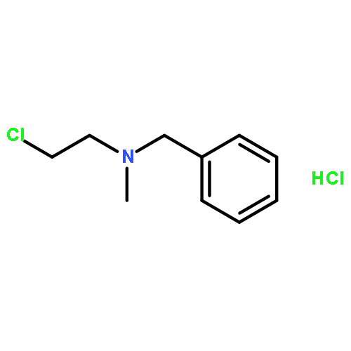 Benzenemethanamine,N-(2-chloroethyl)-N-methyl-, hydrochloride (1:1)