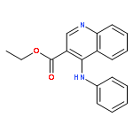 3-Quinolinecarboxylic acid, 4-(phenylamino)-, ethyl ester