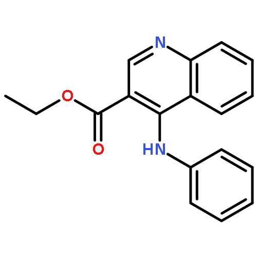 3-Quinolinecarboxylic acid, 4-(phenylamino)-, ethyl ester